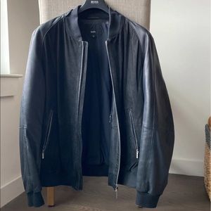 Men's Hugo Boss Leather Suede Jacket